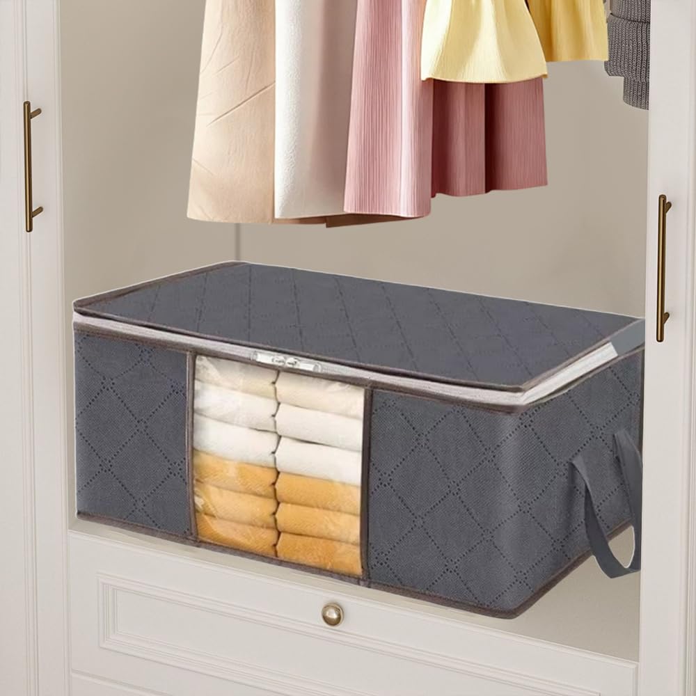 35L Housewares Non-woven Fabric Clothing Sorting Storage Bags, Multipurpose Ligh