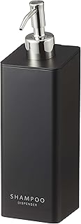 Yamazaki 5361 Film Hook Two-Way Dispenser, Shampoo, Black, Approx. W 2.8 x D 3.5 x H 9.3 inches (7 x 9 x 23.5 cm), Tower, Floating Storage, Easy Attach