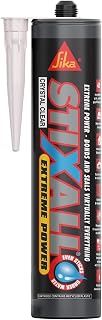 Sika Stixall Extreme Power Sealant And Adhesive, Crystal Clear, 290ml | Waterproof – Can Be Applied Under Water – High Initial Grab