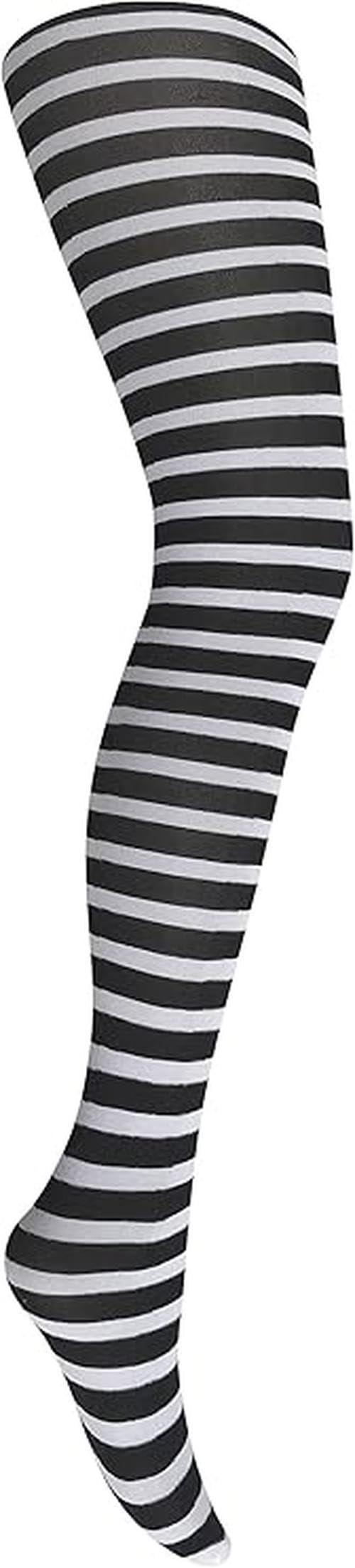 MYSASI Girls Striped Tights – Soft & Stretchy – Ages 6–14 – Perfect for School, 