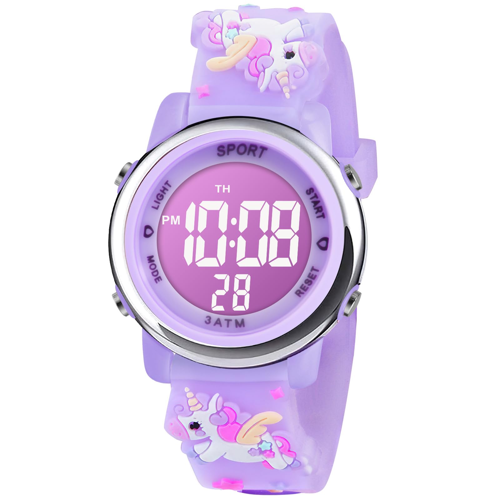Vicloon Kids Watch, Toddler Digital Watch, Digital Watch LED Electrical Watches 