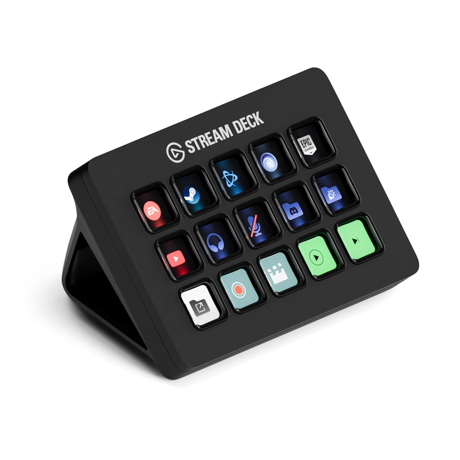 Elgato Stream Deck MK.2 Studio-Controller, 15 Makrotasten | For actions in OBS, 