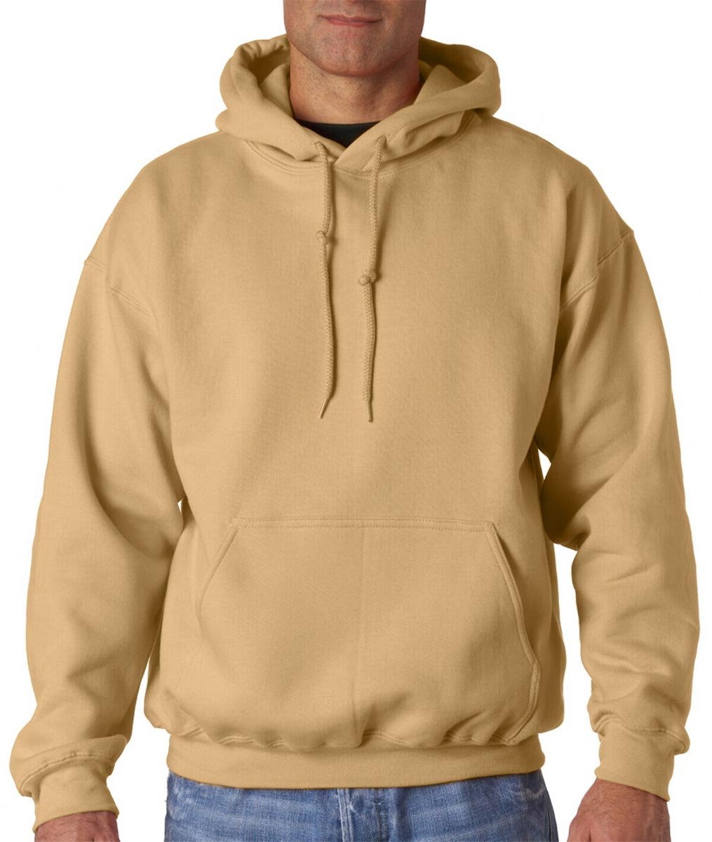 Gildan Hooded Sweatshirt with Fleece Lining, Style G18500 Men's Hoodie (Pack of 