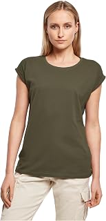 Build Your Brand Women's Ladies Extended Shoulder Tee T-Shirt