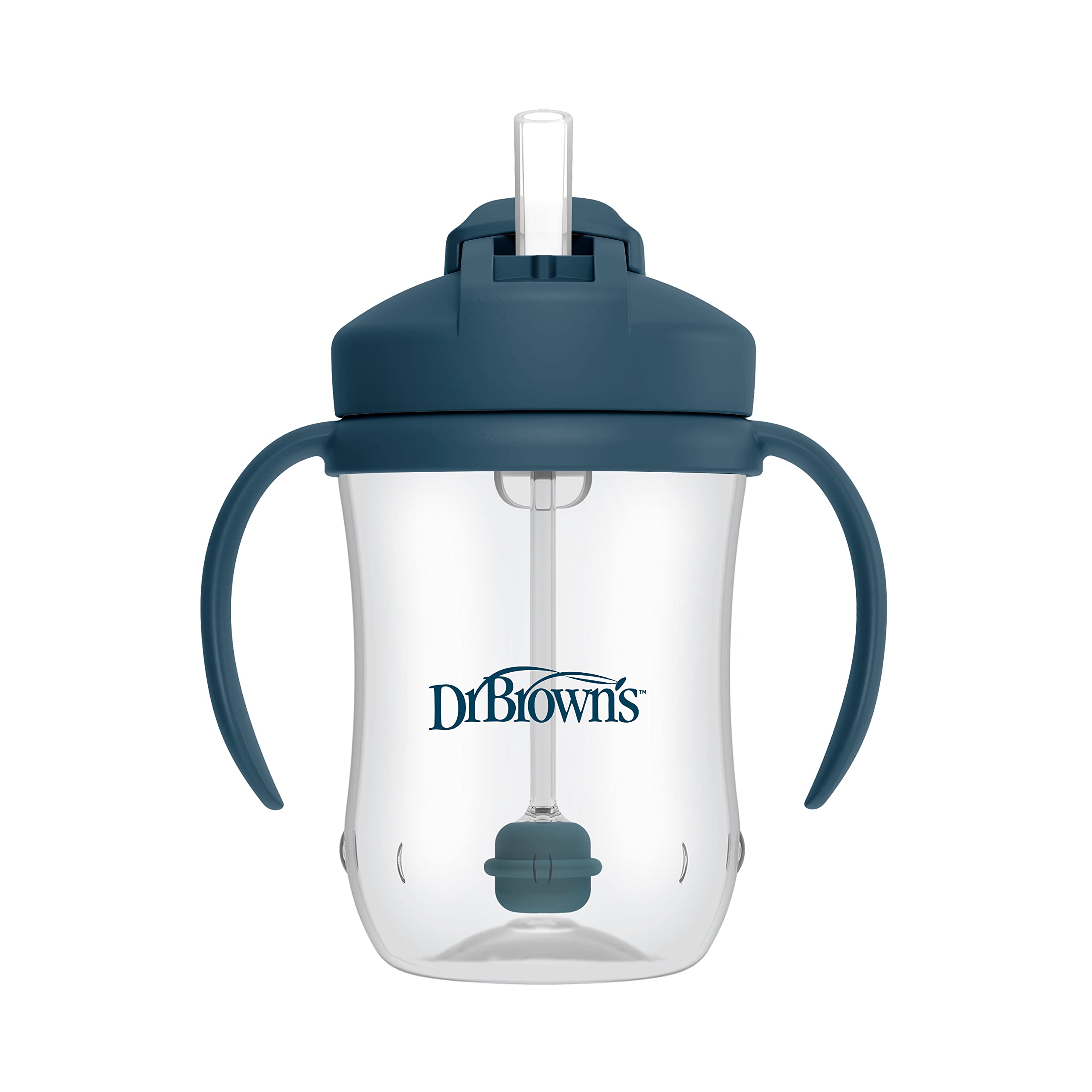 Dr. Brown's Milestones Baby's First Straw Cup, Blue, 1-Pack | 9 oz/270