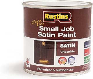 RUSTINS Small Job Satin Paint Chocolate 250ml