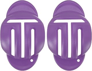 Golf Ball Line Marker Tool, 2 Pack Golf Ball Alignment Marking Tool Golf Ball Liner with Line Marker Stencil for Putting Ball Markers, Purple