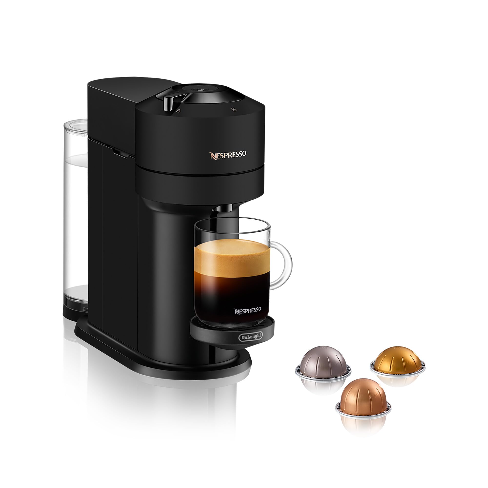 Nespresso Vertuo Next ENV120.BM Capsule Coffee Machine, Single-Serve, 5 Cup Size