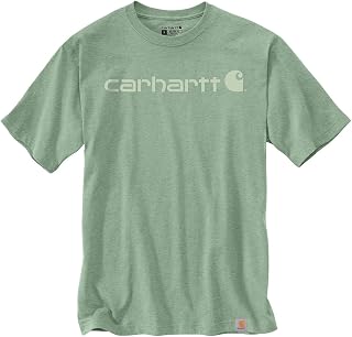 Carhartt Relaxed Fit Heavyweight Short-Sleeve Logo Graphic T-Shirt, Work Utility T-Shirt