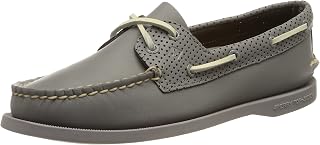 Sperry Scarpe da barca A/O 2 Eye da donna, Grigio Perf, 35.5 EU