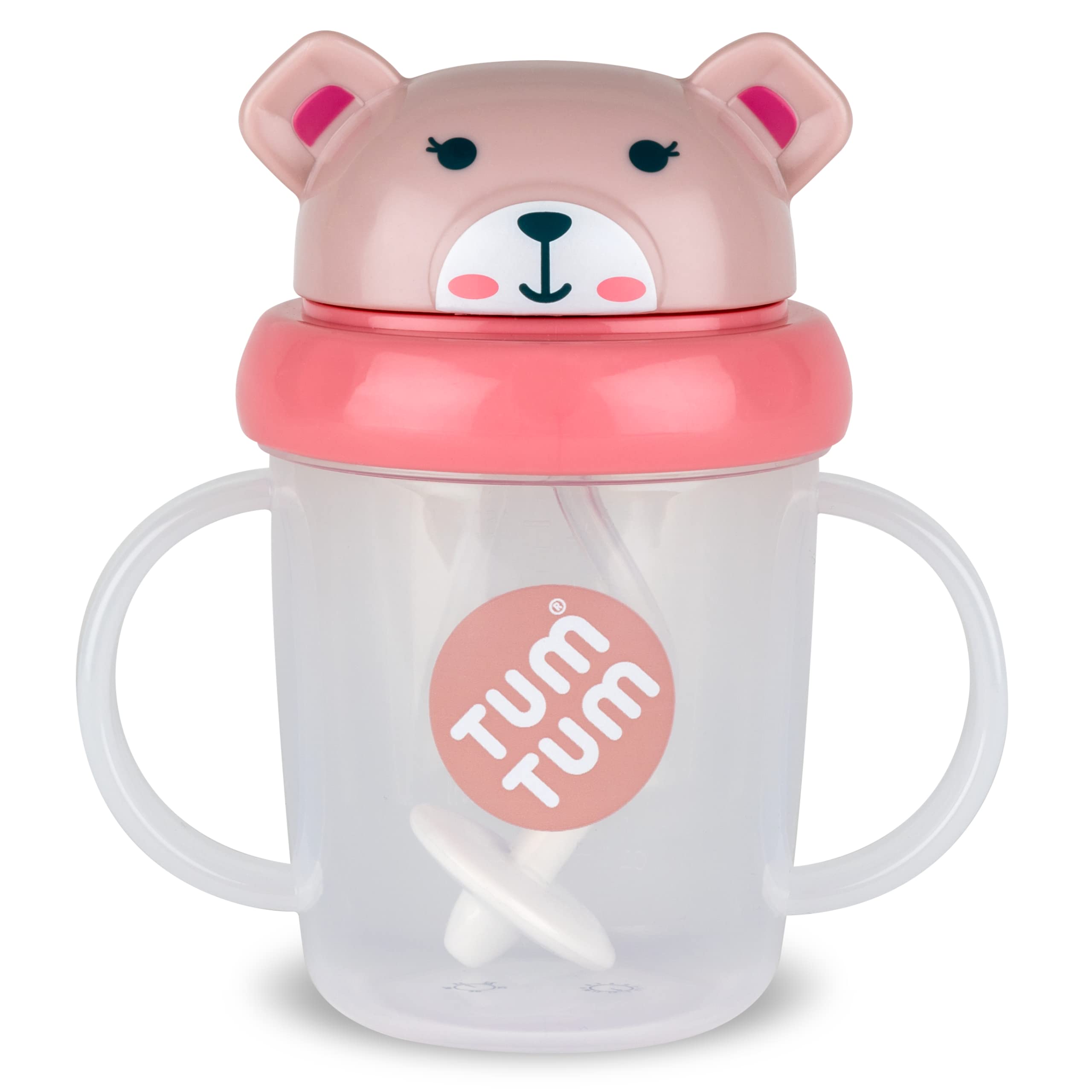 TUM TUM Tippy Up Free Flow Sippy Cup (No Valve), Sippy Cup for Toddlers, 200ml, 