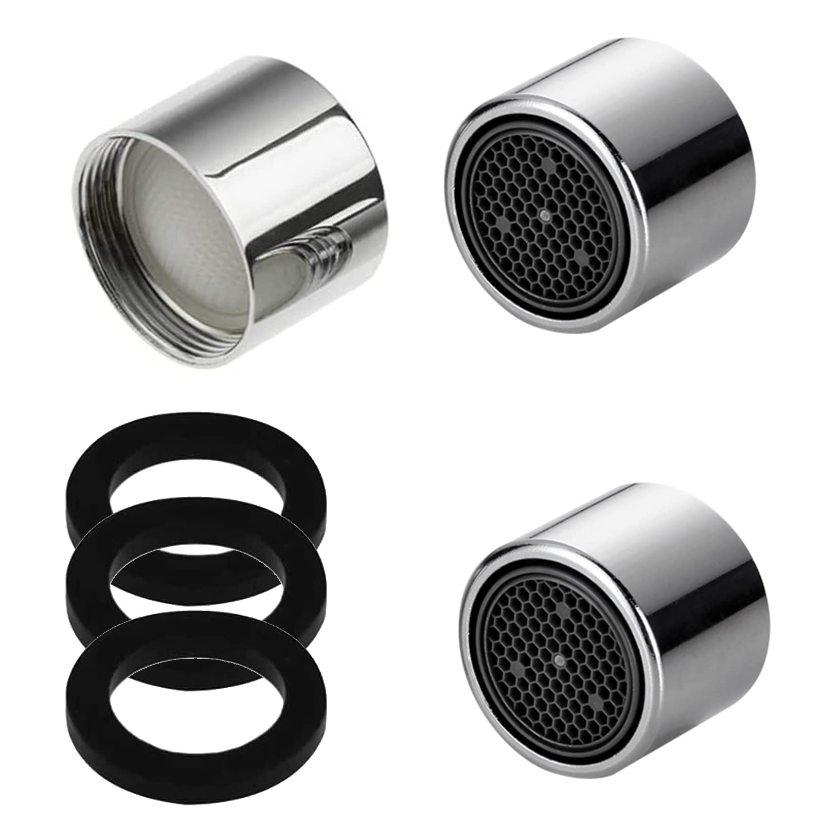 iJiGui 3 Pack Tap Aerator M22, Water Saver Tap Filter Nozzle Faucet Aerator Repl