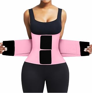 FeelinGirl Waist Trainer Belt Cincher Trimmer Tummy Control Body Shaper