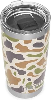 YETI - Rambler 20 oz Tumbler, Stainless Steel, Vacuum Insulated with MagSlider Lid, Camo