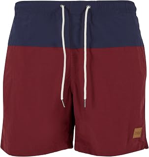 Urban Classics Men's Swim Shorts Block Swim Shorts for Men, Quick Drying, Resistant in Many Colour Variations, Sizes XS-5XL