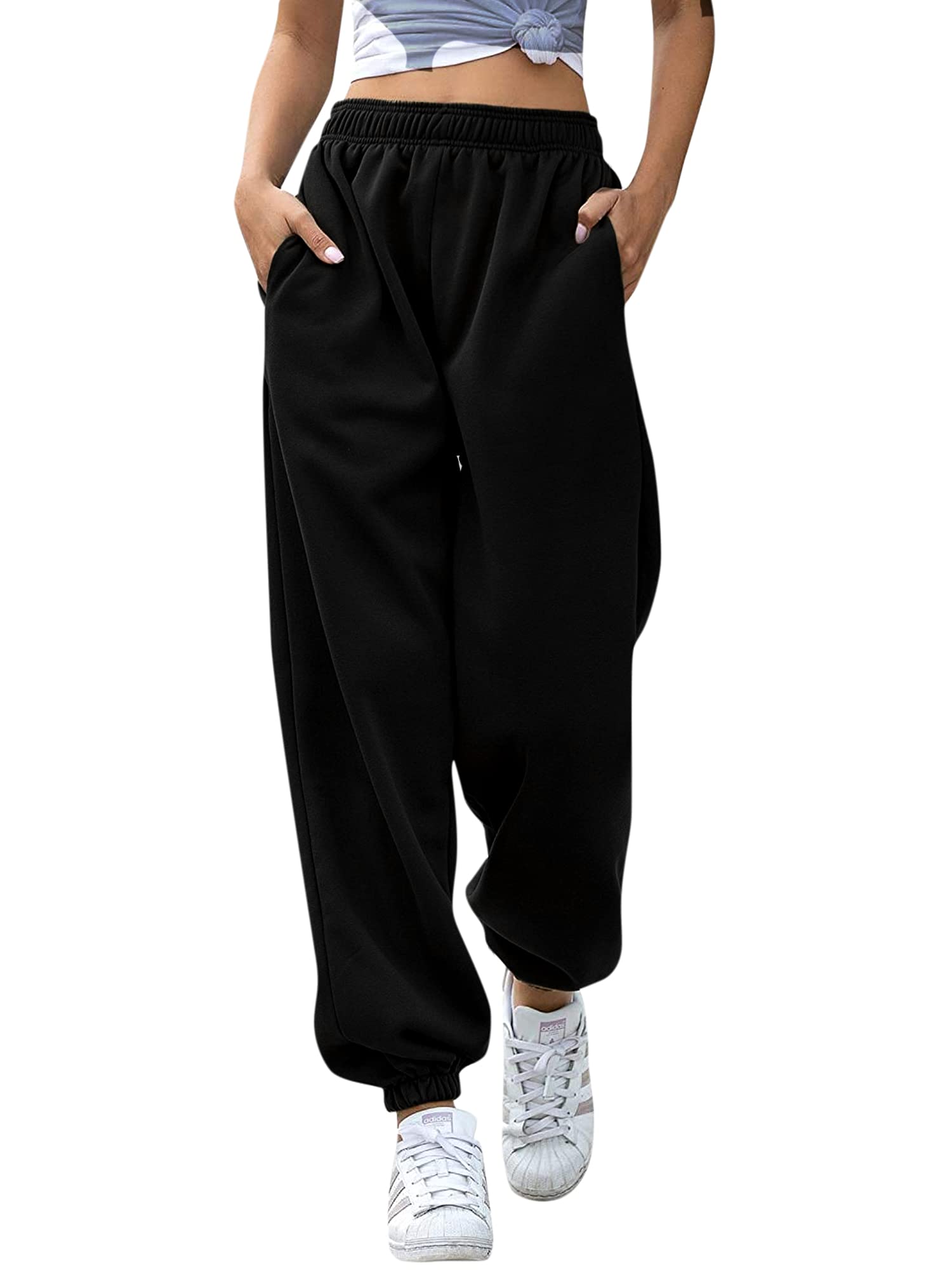 Love My Fashions Women's Joggers Plain Gym Sport Sweatpants Winters Tracksuit Jo