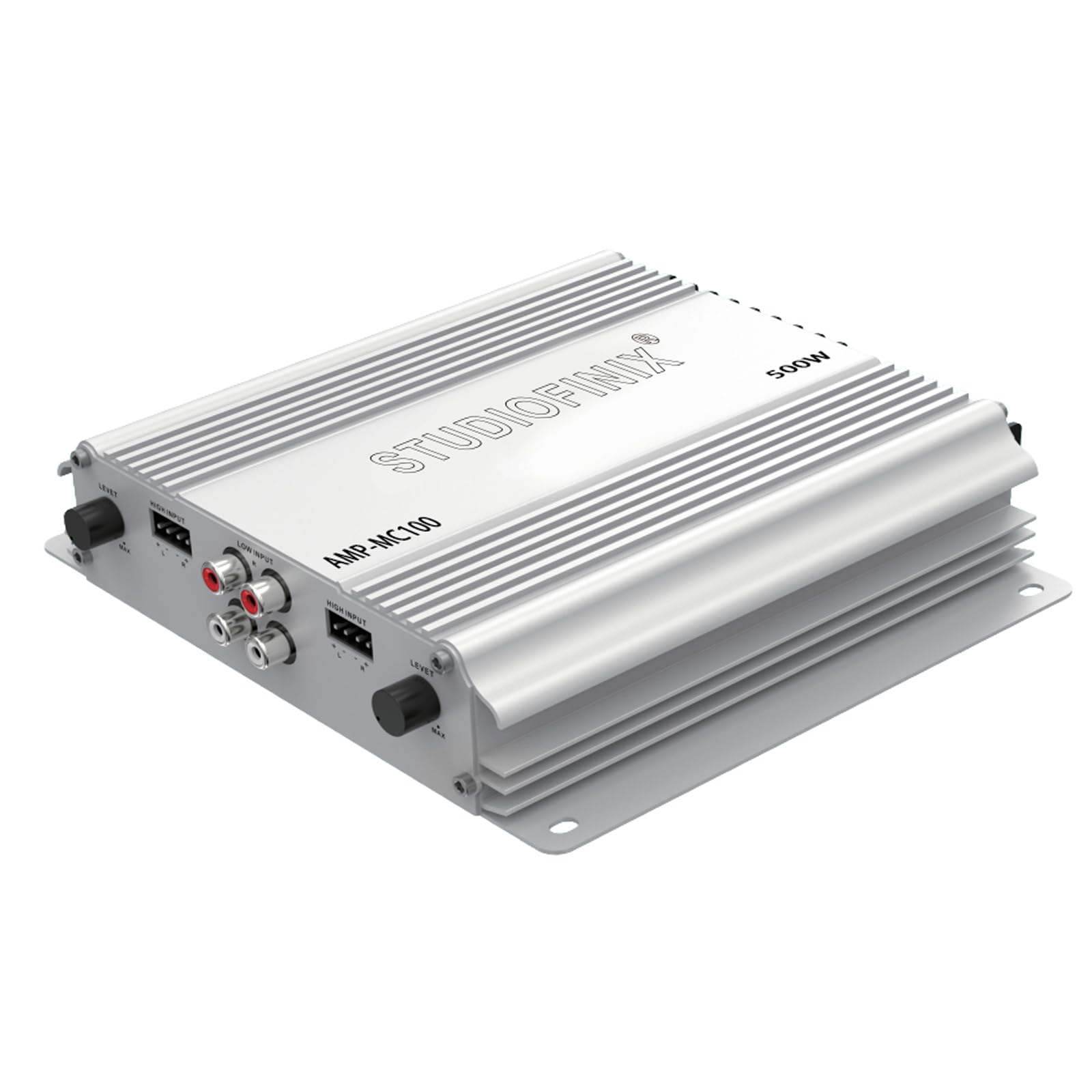 STUDIOFINIX 4-Channel Marine Amplifier, 500W Peak Class AB Audio Amp, IP-01 Wate
