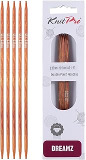 KnitPro Dreamz Double Pointed Needles 5" (12.5cm) | US Size 1 (2.25mm)