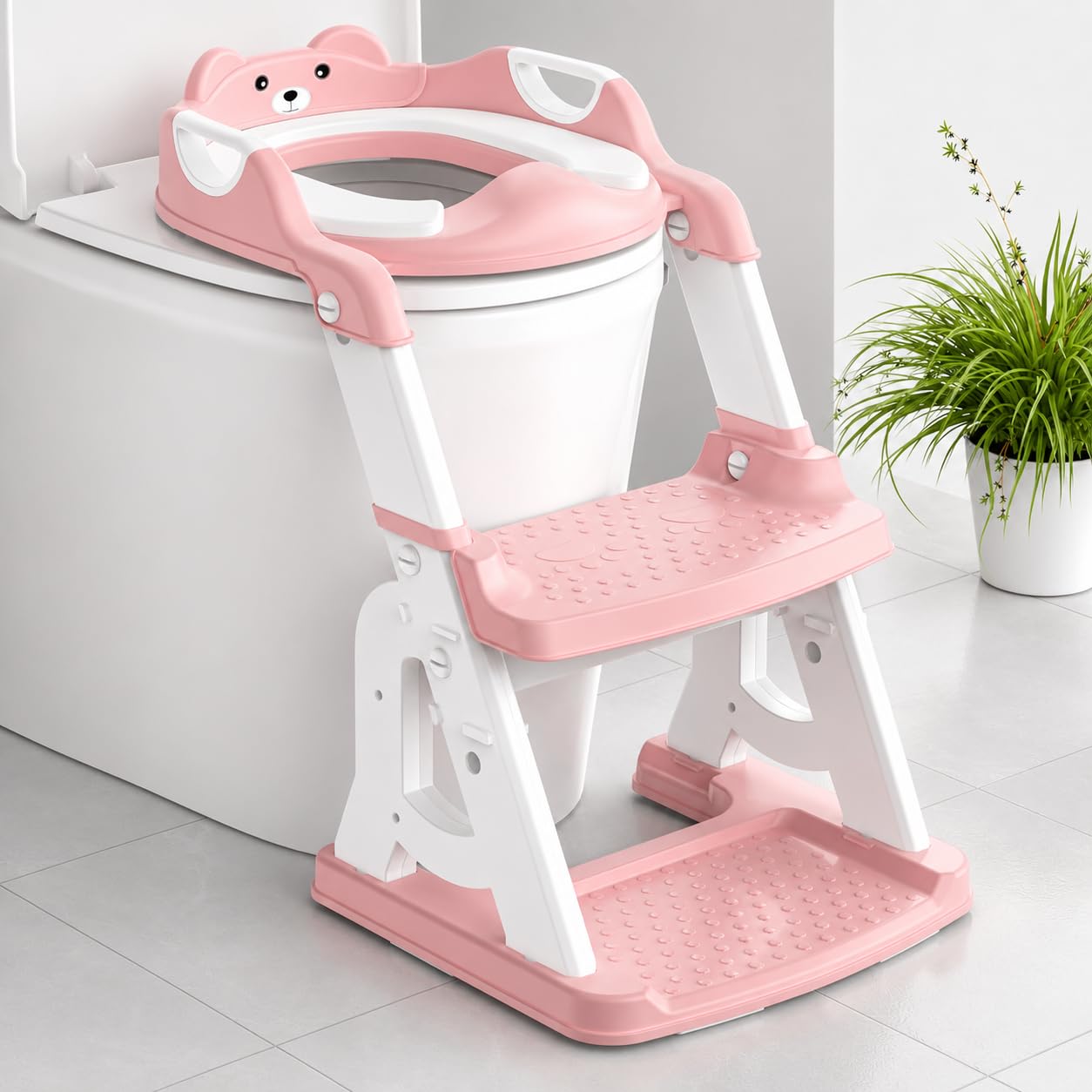 Meulife Potty Training Seat, Upgrade 2 in 1 Potty Training Toilet for Toddler, T