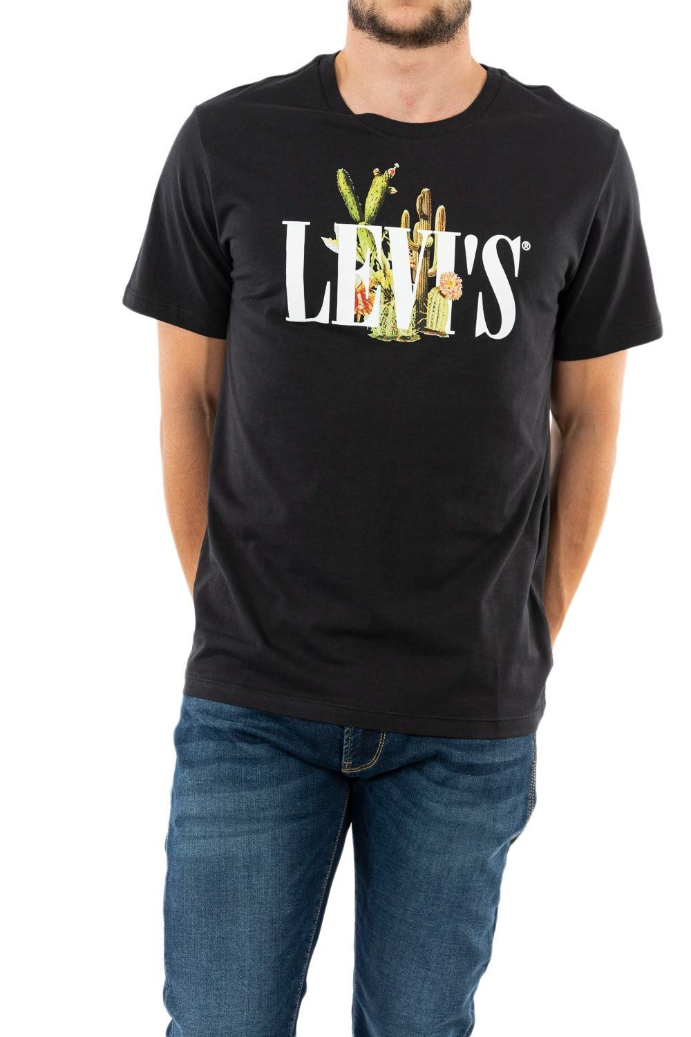 Levi's Men's T-shirt graphic set-in neck
