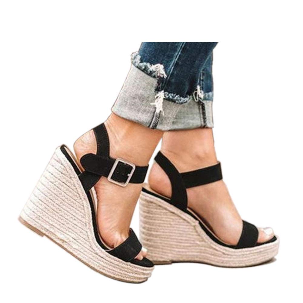 VICKI·VICKI Wedges for Women Platform Sandals Wedge Heels for Sandals Comfortabl