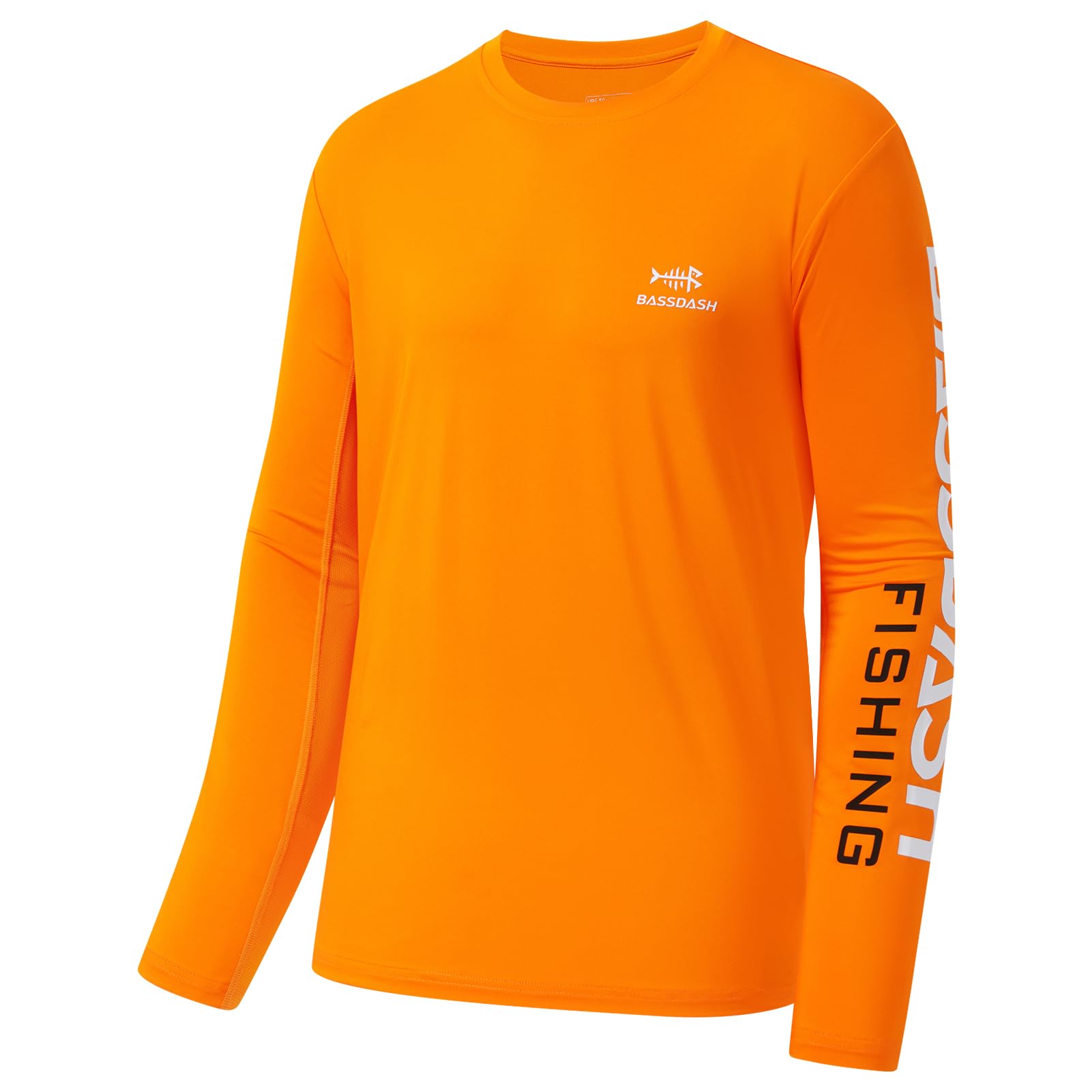 Bassdash Fishing T-Shirt Fishing Long Sleeve Water UPF 50+ Shirt Rash Guard Fish