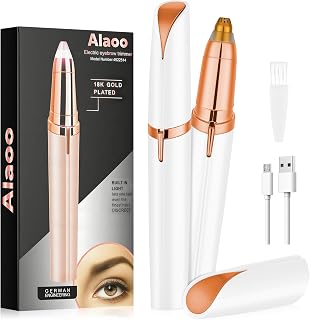 Women Facial Epilator, Epilator Eyebrow Female Electric, White