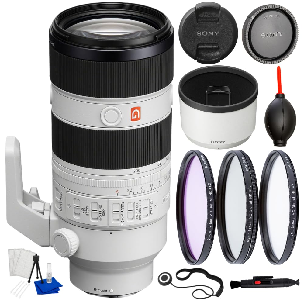 Sony FE 70-200mm f/2.8 GM OSS II Telephoto Zoom Lens Bundle – G Master Full-Fram