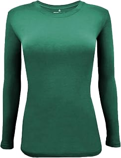 Natural Uniforms Women's Under Scrub Tee Crew Neck Long Sleeve T-Shirt