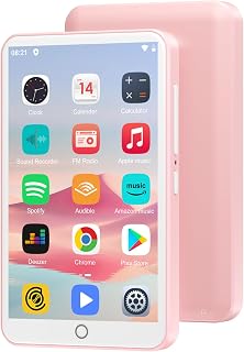 16GB MP3 Player with Bluetooth and WiFi, 4.0" IPS MP3 Player with Spotify | Oilsky Touch Screen Music Player with Speaker, Audible, Amazon Music, MP4 Android Music Player Up to 512GB