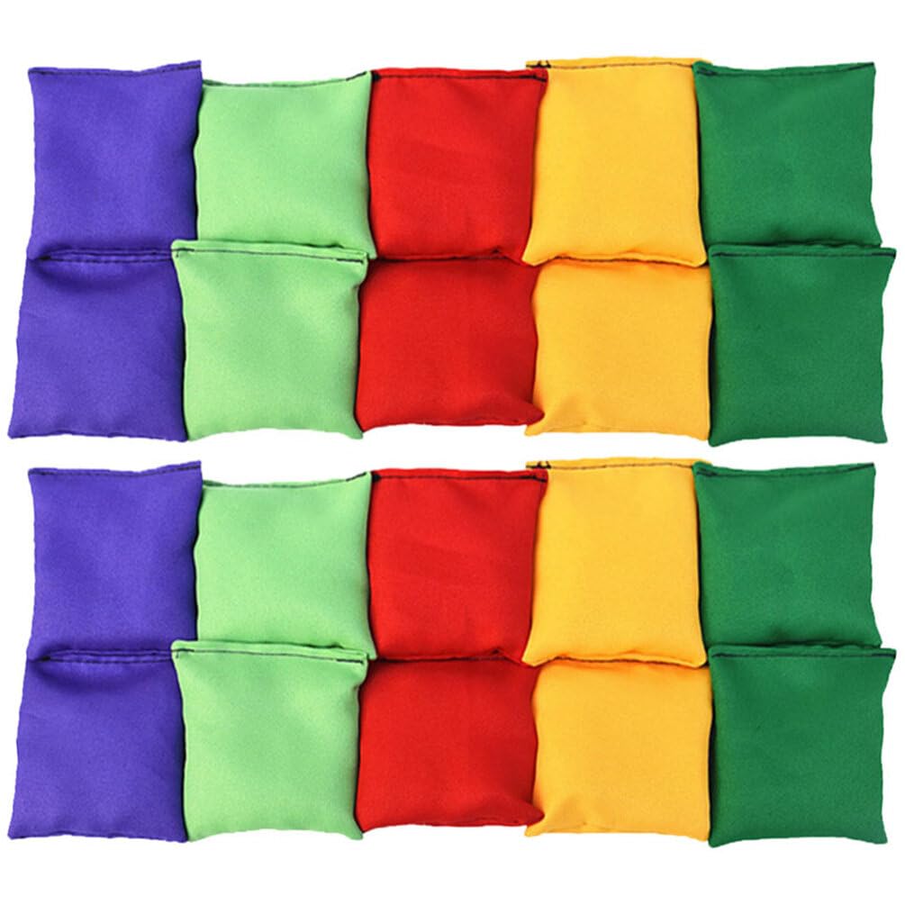 20Pcs Small Bean Bags for Kids Tossing Game Mini Beanbags Toys Throwing Game Bea