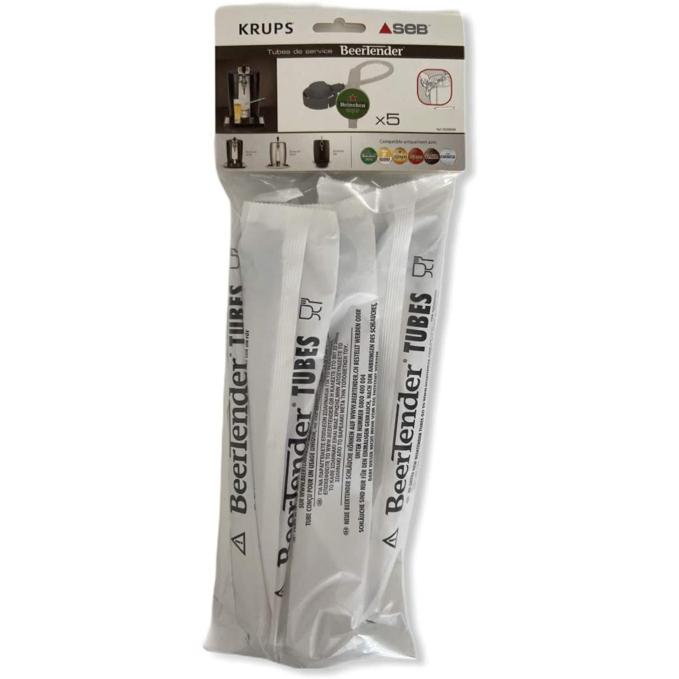 Set of 10 beertender Barrel Tubes for Seb and Krups Beer Pump | For pouring spou