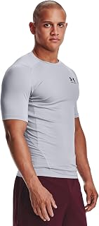 Under Armour UA HG Armour Comp SS Men's Short Sleeve Compression T-Shirt Black/White, 3XL