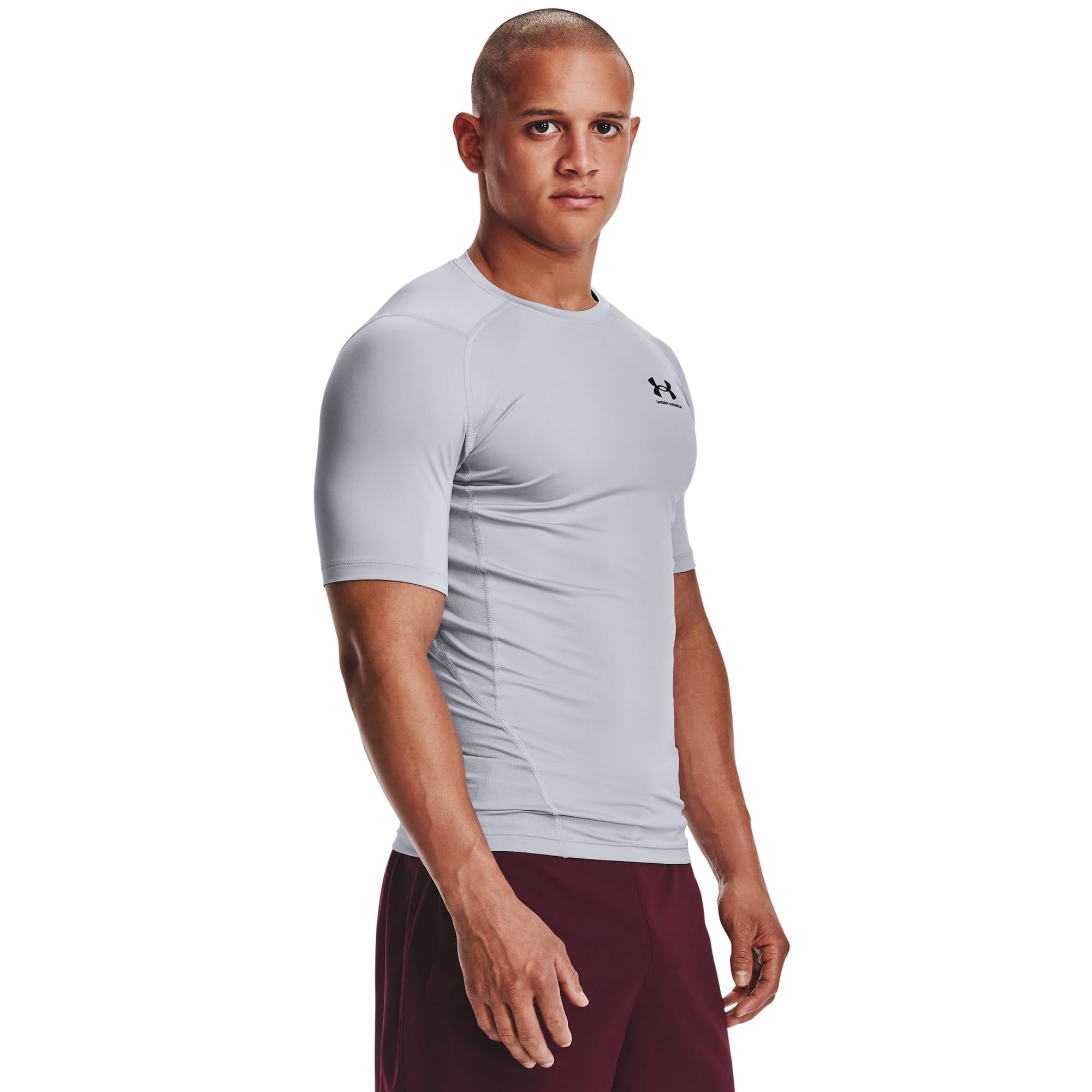 Under Armour UA HG Armour Comp SS Men's Short Sleeve Compression T-Shirt Black/W