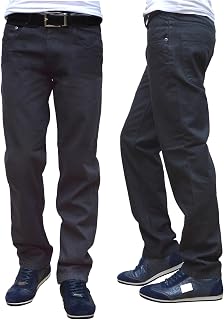 Men's Slim Fit Jeans, Classic Straight Leg Denim Trousers, Comfortable Casual Jeans for Work, Travel, Weekend Wear, Smart Casual Style & Everyday Casual Use