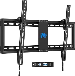 Mounting Dream Tilting TV Wall Mount for Most 37-90 Inch TVs up to 132lbs | Low Profile TV Mount Fits 16", 18", 24" Studs, Max VESA 600x400mm, Wall Mount TV Bracket with Quick Lock & Release, MD2268-LK