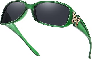HAOLOTA Women's Polarized Sunglasses with Butterfly UV400 Protection