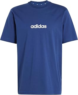 adidas Men's Essentials Linear Single Jersey Tee