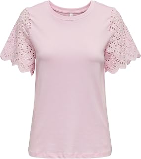 ONLY Onlebba Life S/S Women's Lace Top