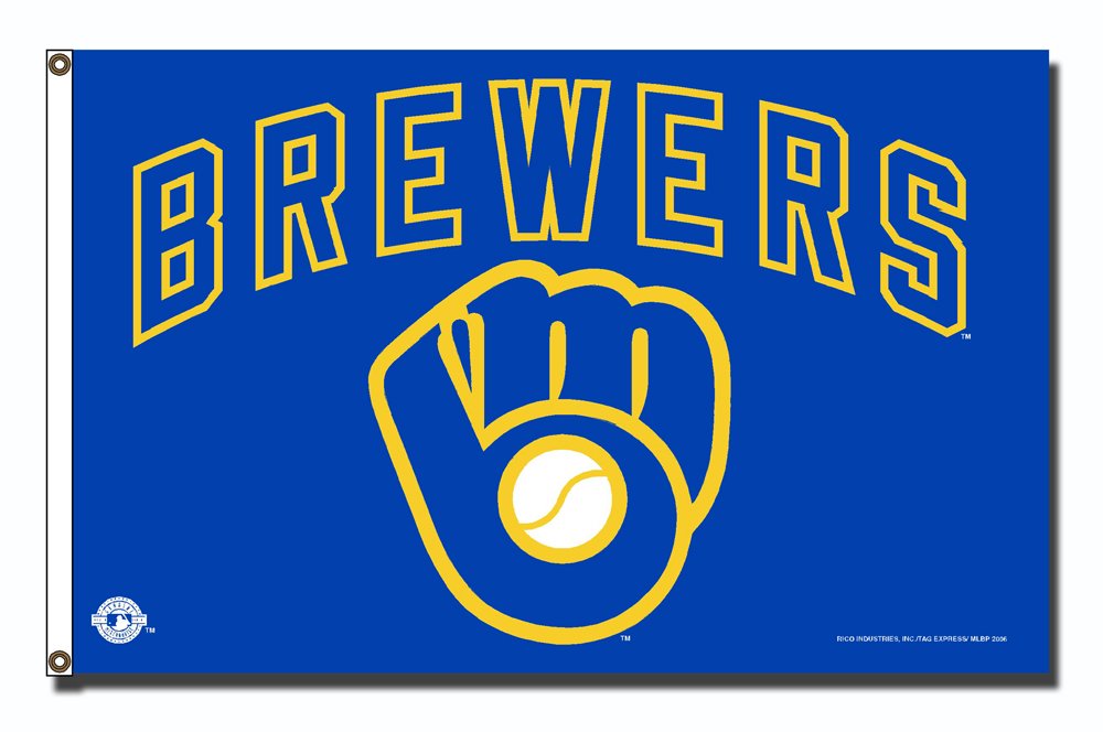 Rico Industries MLB 3-Foot by 5-Foot Banner Flag