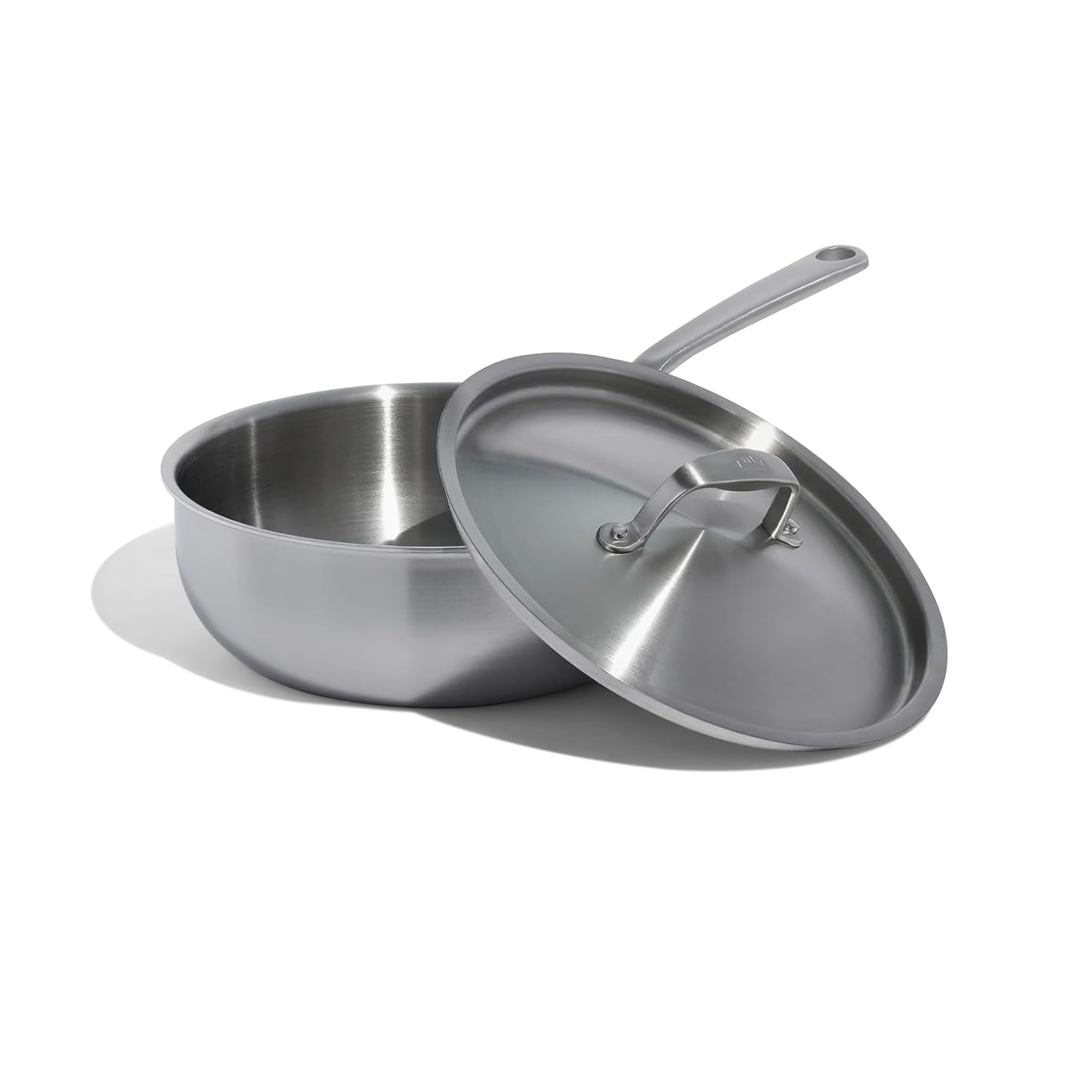 Made In Cookware - 3 Quart Stainless Steel Saucier Pan - 5 Ply Stainless Clad - 