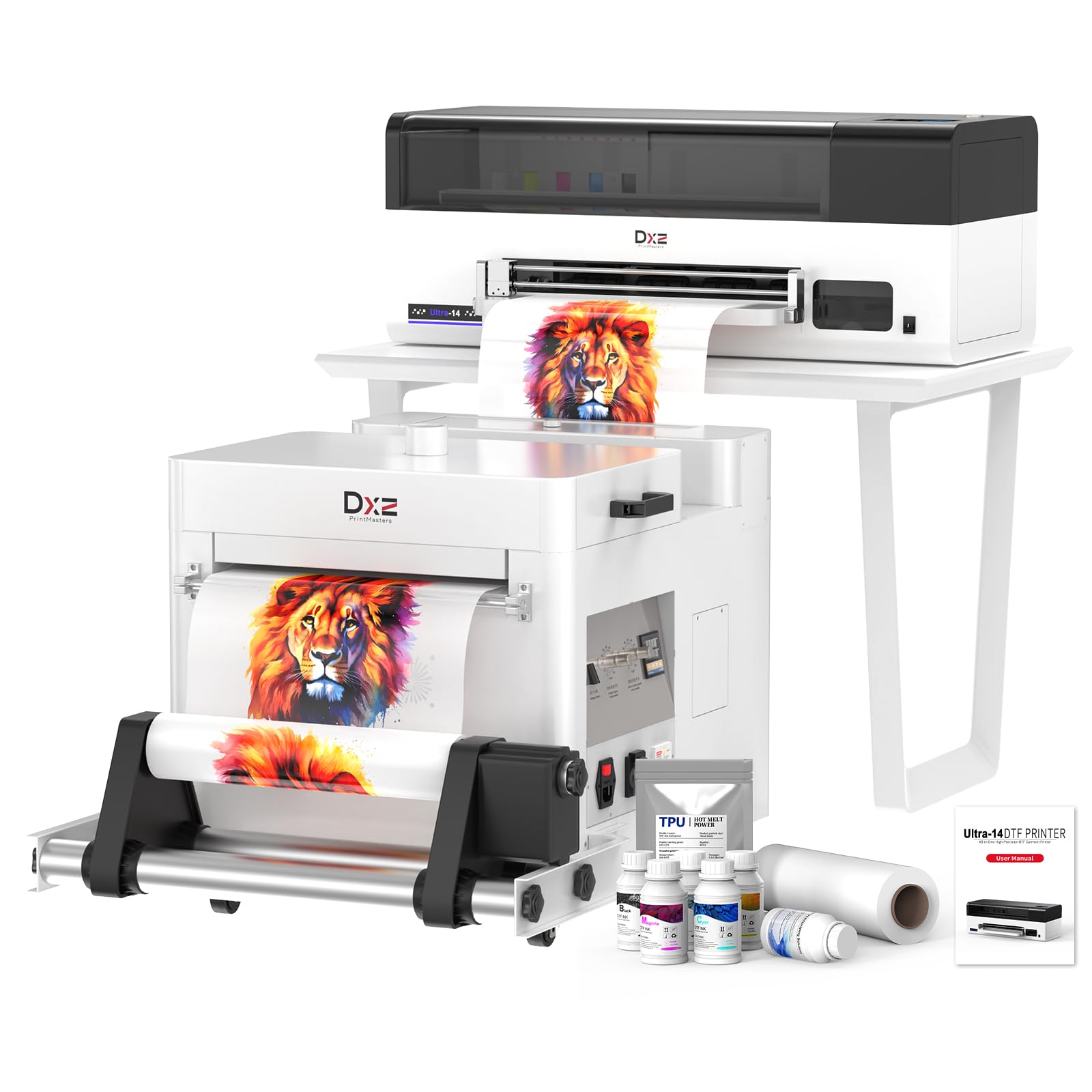DXZ 2026 14'' A3 DTF Printer with F1080 Printhead – 200% High Speed DTF Machine 