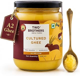 A2 Ghee Butter Grass Fed | Gut Friendly | High Smoking Point | Non GMO | Omega 3 | 16 Oz