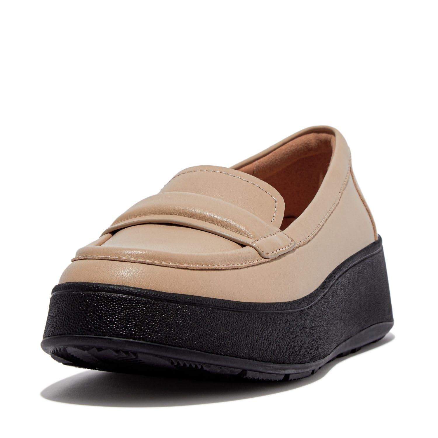 Fitflop F-Mode Leather/Suede Flatform Sneakers, Women's Sneakers