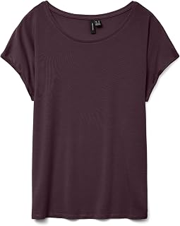 VERO MODA Vmava Plain SS Top Jrs Noos Vmava Plain SS Top Jrs Noos Women (Pack of 1)