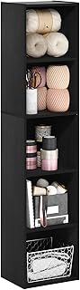 Furinno PASIR 5-Tier Open Shelves Bookcase, Blackwood