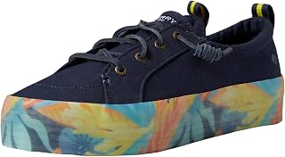 Sperry レディース Crest Vibe プラットフォームキャンバススニーカー