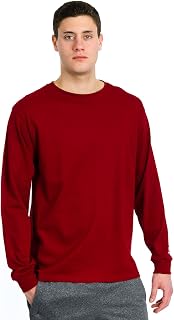 Russell Athletic Men's Basic Cotton Long-Sleeve T-Shirt