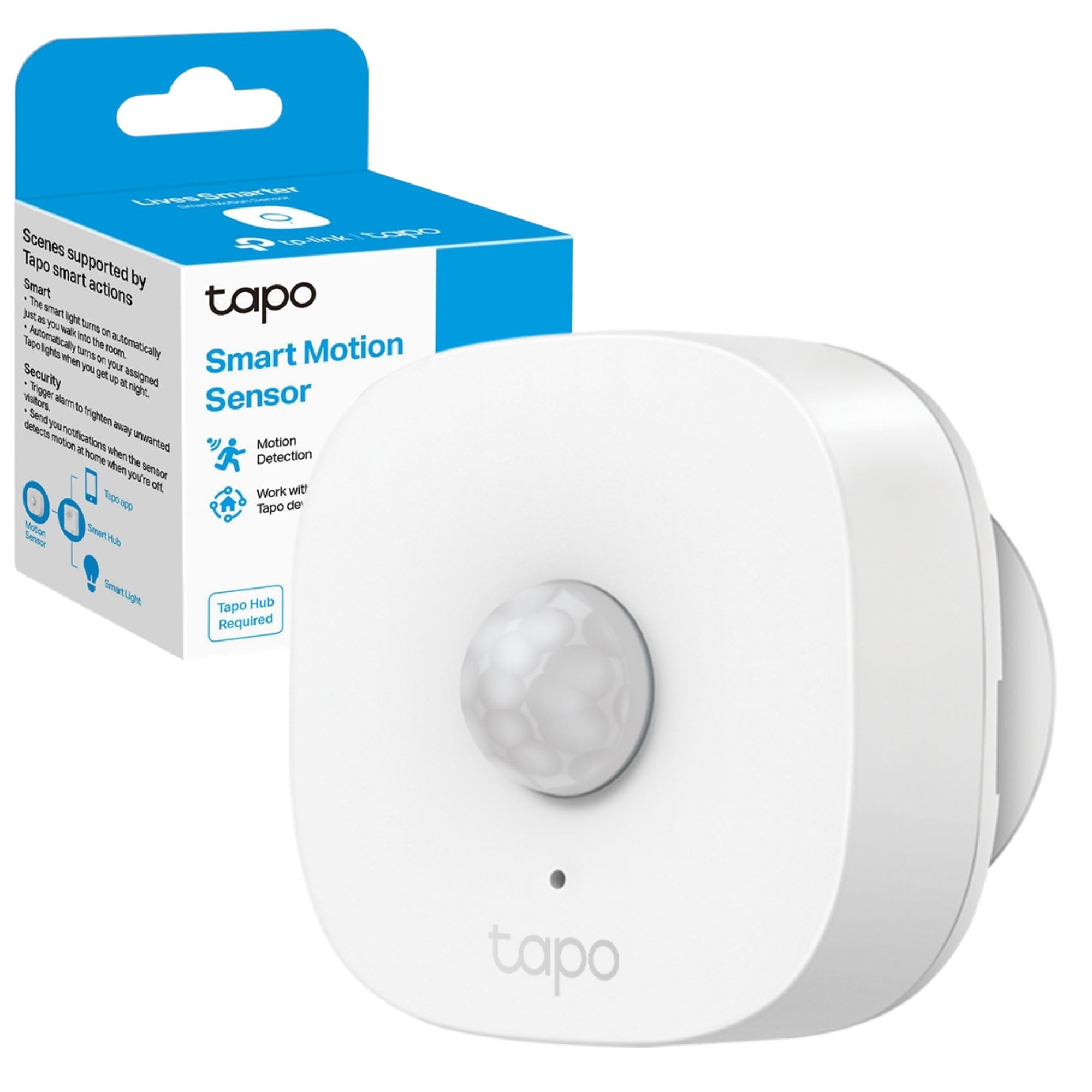 Tapo T100 Smart Motion Sensor, Motion Detectors, Wide Range Detection, Instant A