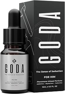 GODA Pheromones Cologne for Men Infused with Real Pheromones – Citrus and Lavender Scent – Sophisticated Fragrance for Confidence and Presence – Perfume for Men – 15ml/0.50 fl oz